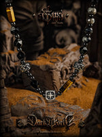 Obsidian Tiger Eye Beaded Necklace 2