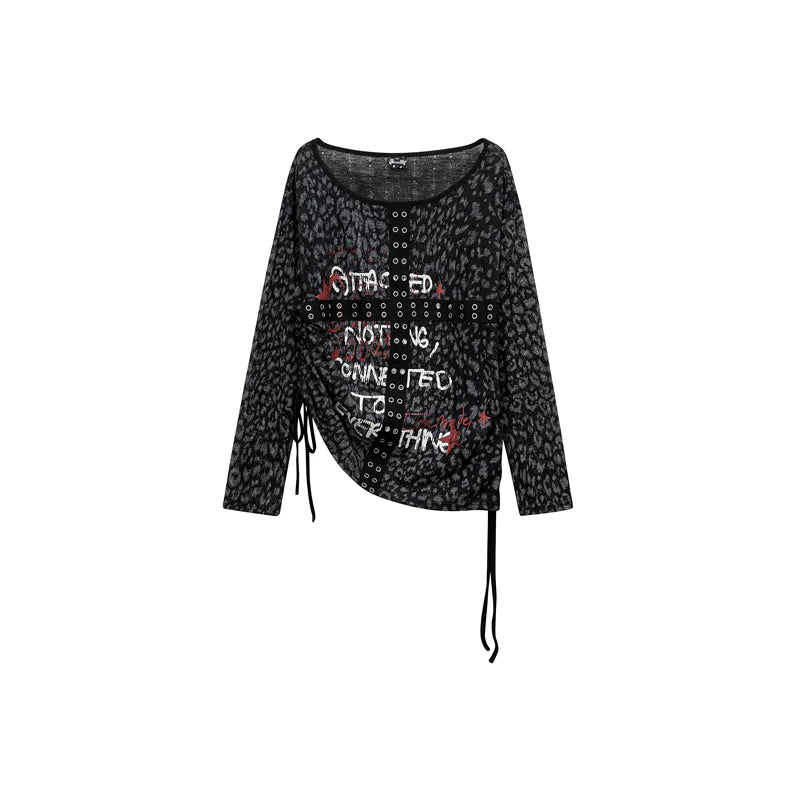 6045904645601,6045904645603,6045904645605, Off-Shoulder Punk Graphic Loose Fit T-Shirt
