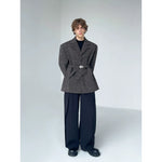 Oversized Belted Suit Jacket 3