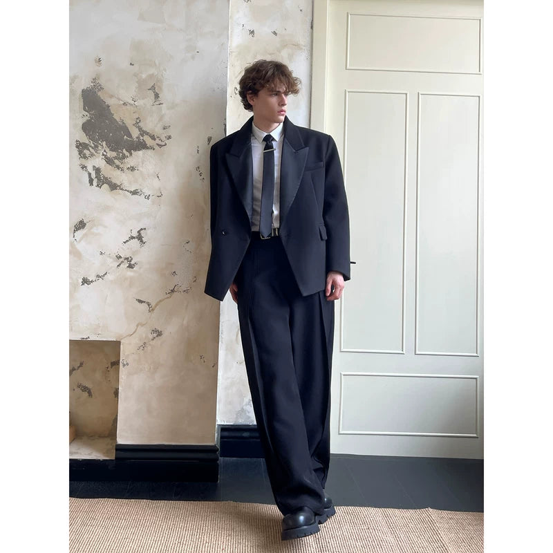 Oversized British Tailored Suit Jacket 2