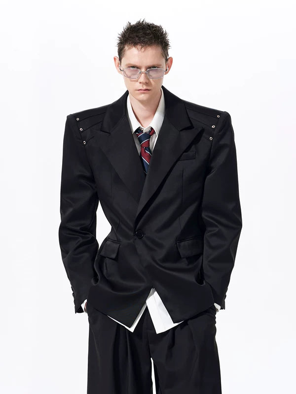 Oversized Casual Suit Jacket 2