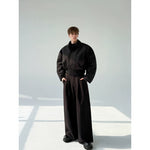 Oversized Cotton Padded Curved Hem Jacket 4