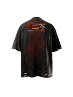 Oversized Distressed Graphic Gaming T-Shirt 2