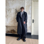 Oversized Double-Breasted Knee-Length Trench Coat 1