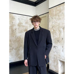 Oversized Double-Breasted Suit Jacket and Pants 2