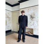 Oversized Double-Breasted Suit Jacket and Pants 4