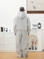 Oversized Fleece Hoodie and Sweatpants Set 3