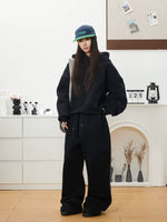 Oversized Fleece Hoodie and Sweatpants Set 4