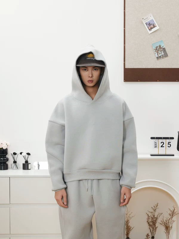 Oversized Fleece Hoodie and Sweatpants Set 5