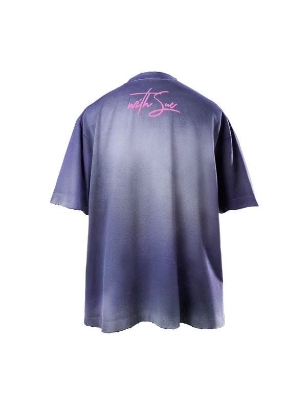 Oversized Graphic Rhinestone T-Shirt 2