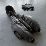 Oversized Hooded Astronaut Leather Bomber Jacket 3