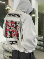 Oversized Letter Print Hooded Sweatshirt 5