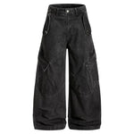 6186710711544,6186710711545,6186710711546,6186710711547,6186710711548, Oversized Multi-Pocket Wide-Leg Cargo Pants