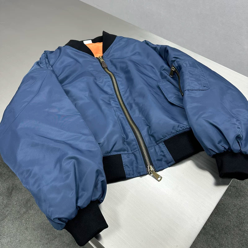 Oversized Short Bomber Jacket 3