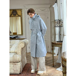 Oversized Trench Coat with Drawstring Waist 4