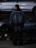 Padded Bomber Jacket with Sherpa Collar 3
