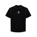 5337702856009,5337702856010,5337702856011,5337702856012, Padded Shoulder Graphic T-Shirt