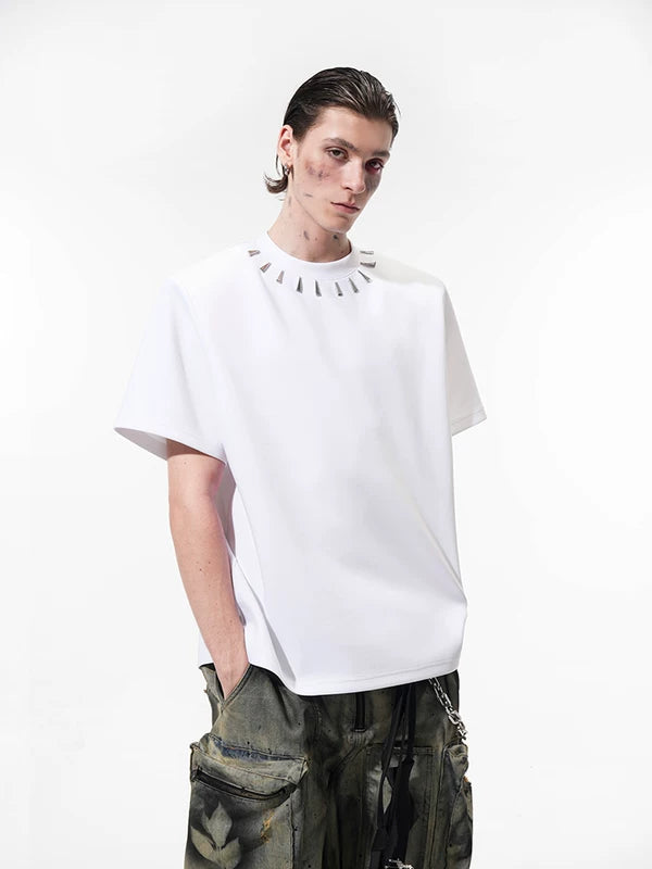 Padded Shoulder Heavyweight T-Shirt 4