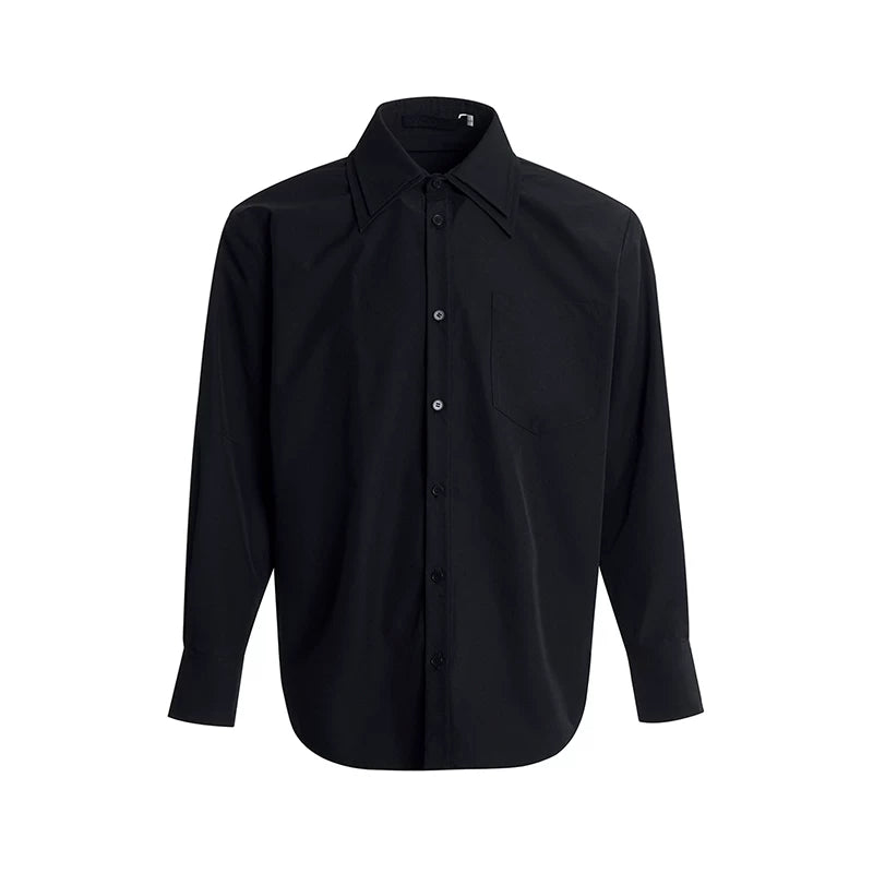 5543623052909,5543623052910,5543623052911,5543623052912, Padded Shoulder Long-Sleeve Shirt