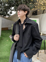 Padded Shoulder Loose Fit Shirt 4