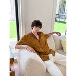 Paisley Cuban Collar Retro Short Sleeve Shirt 5
