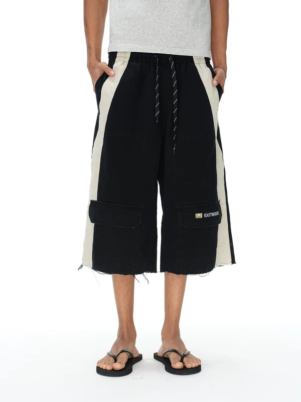 Patchwork Cargo Casual Pants 1