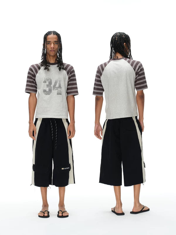 Patchwork Cargo Casual Pants 2
