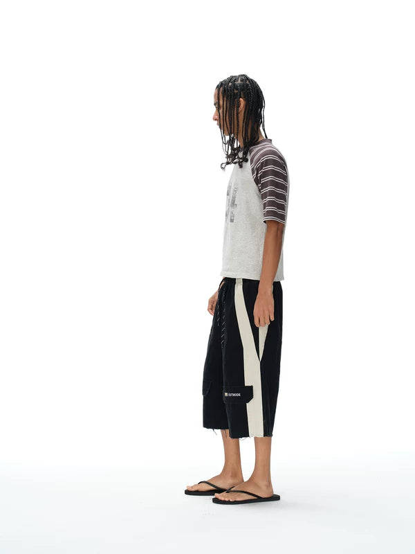 Patchwork Cargo Casual Pants 3