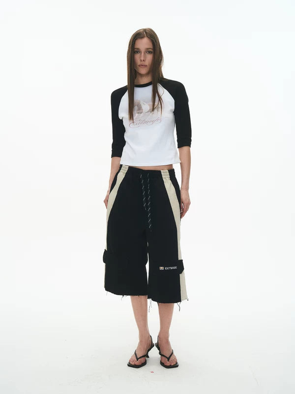 Patchwork Cargo Casual Pants 5