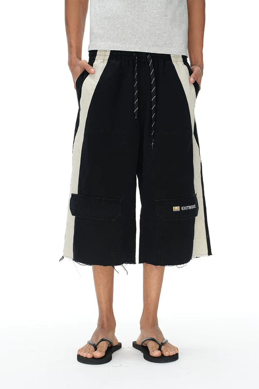 6219513051114,6219513051115,6219513051116,6219513051117, Patchwork Cargo Casual Pants