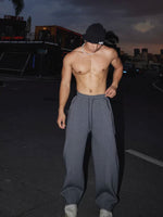 Patchwork Design Casual Sports Pants 1
