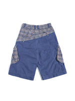 Patchwork Diagonal Waistband Cropped Pants 5
