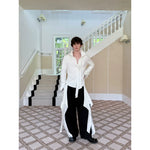Patchwork Ribbon Detail Loose Fit Pants 5