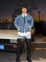 Patchwork Washed Denim Jacket 4