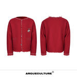 5854012055448,5679416321180,5679416321181,5679416321182, Pearl-Embellished Knitted Cardigan