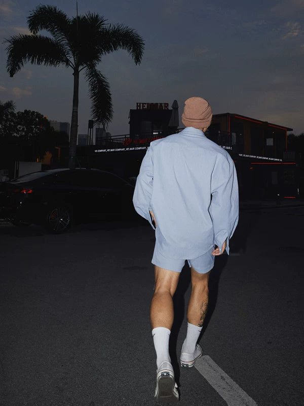 Pearl Embellished Shirt and Shorts Set 4
