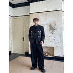 Pearl-Embellished Tailored Suit Jacket 2