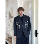 Pearl-Embellished Tailored Suit Jacket 5