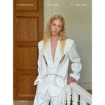 Pearl Inlaid Hollow Cutout Suit Set 1