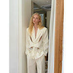 Pearl Inlaid Hollow Cutout Suit Set 5