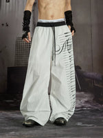 Piano Key Print Wide Leg Pants 5