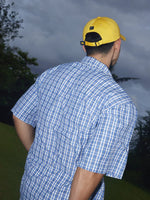 Plaid Letter Print Short-Sleeve Shirt 4