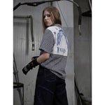6259531930291,6259531930293,6259531930295, Plaid Patchwork Short-Sleeve Shirt