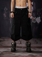 ,6077646949922,6077646949923,6077646949924,6077646949925, Pleated Cargo Capri Pants