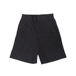 Pleated Cotton Casual Shorts 1