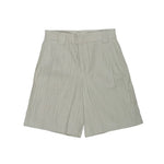 Pleated Cotton Casual Shorts 2