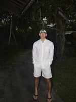 Pleated Linen Shorts 5