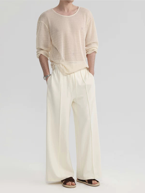 ,6043771357698,6043771357699,6043771357700, Pleated Loose Fit Casual Pants