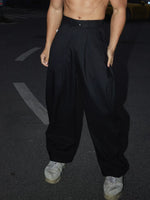Pleated Wide-Leg Casual Pants 3