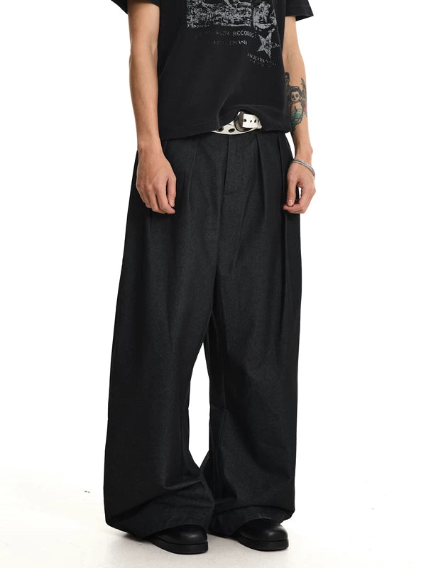 Pleated Wide-Leg Pants 3